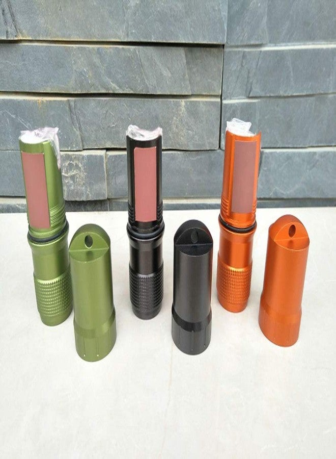 EKLOEN Waterproof EDC Capsule Tube, Portable Survival Pill Container Outdoor Capsule Seal Bottle Holder Case EDC Emergency Tool(Orange) - Image 5